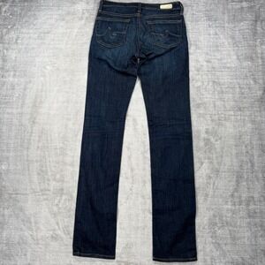AG Adriano Goldschmied Premiere Jeans Womens 26R Dark Wash Skinny Straight Denim